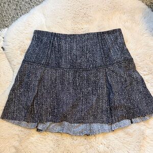 Lululemon black tennis skort